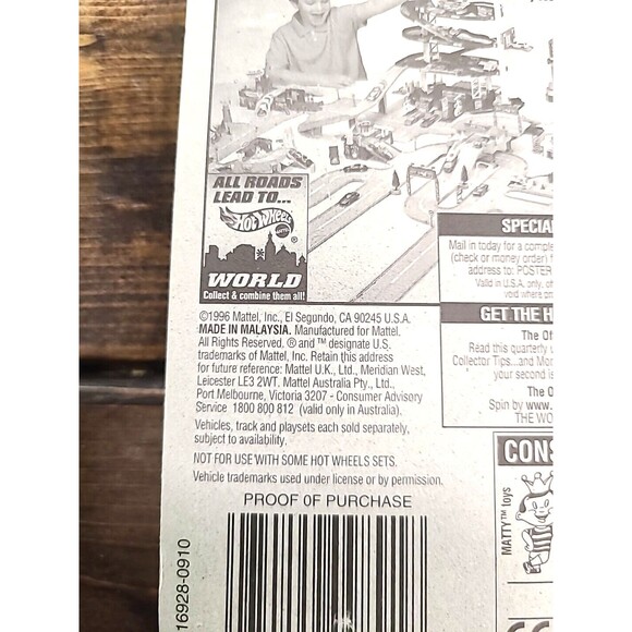 Vintage NEW NOS 1997 Hot Wheels #555 Sol-Aire CX4 Spy Print Series #3/4 - Picture 6 of 6